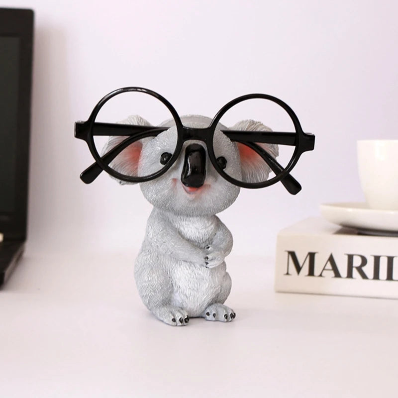 Cute Koala Figurine Glasses Holder - Resin Statue Gift Ideas | Online Gift Shop