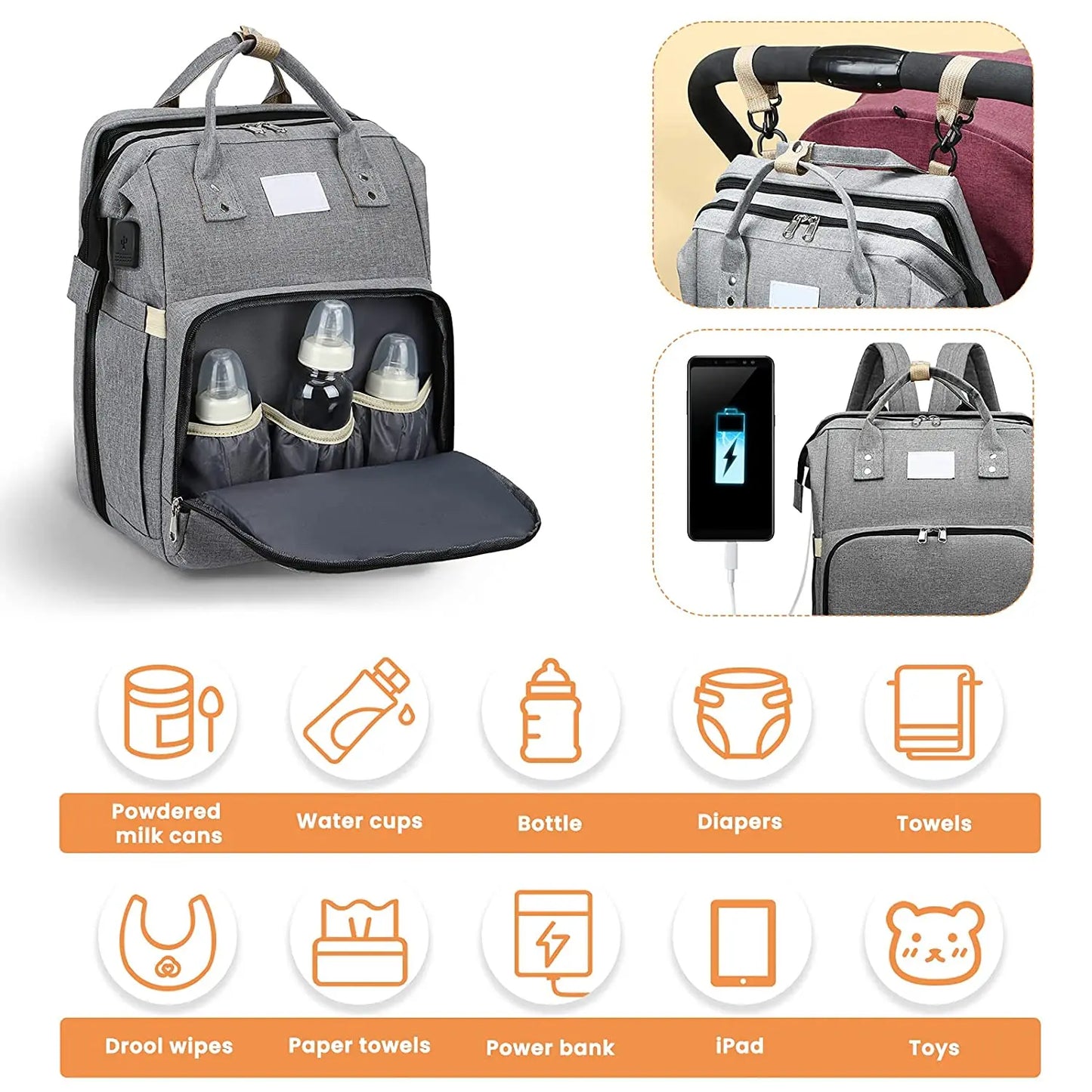 Convertible Diaper Bag