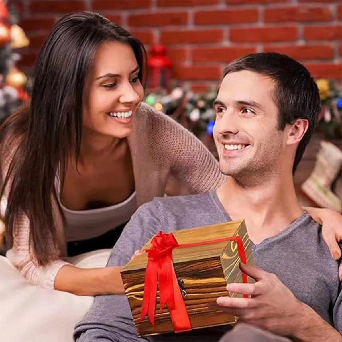 Premium Wooden Whiskey Stones Gift Set - Perfect Gift for Men Just a Gift Shop