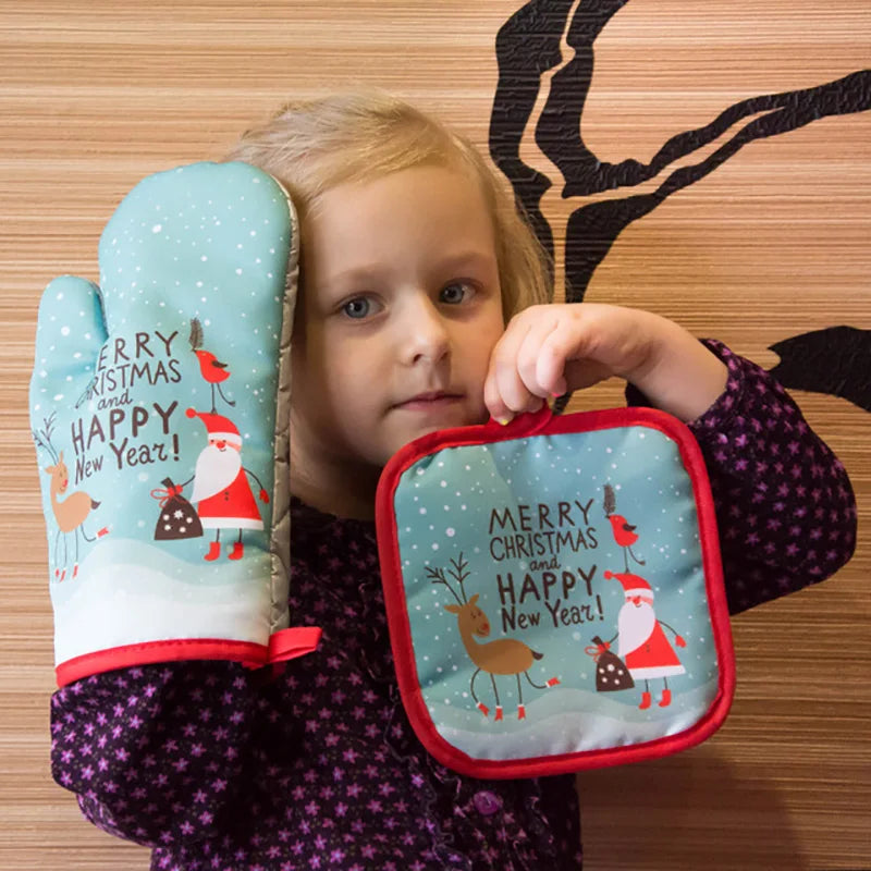 Christmas Oven Mitts and Pot Holders – Festive Holiday Kitchen Accessories