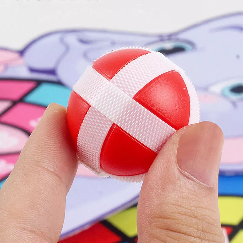 Sticky Ball Animal Dart Board for Kids | Interactive Indoor Game | Gift for Children