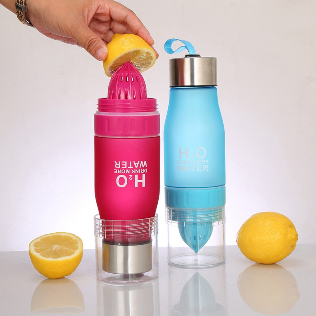 Fruit Infusion Portable Water Bottle Reusable - Perfect for On-the-Go Hydration