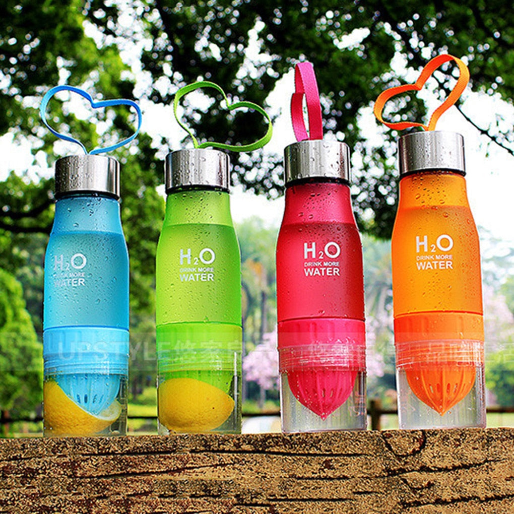 Fruit Infusion Portable Water Bottle Reusable - Perfect for On-the-Go Hydration Just a Gift Shop
