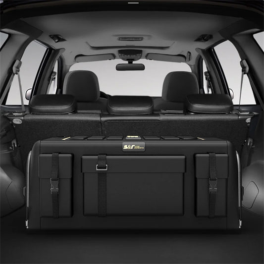 50L/70L Car Trunk Organizer - Durable Oxford Cloth Storage Box for SUVs, Sedans & Trucks