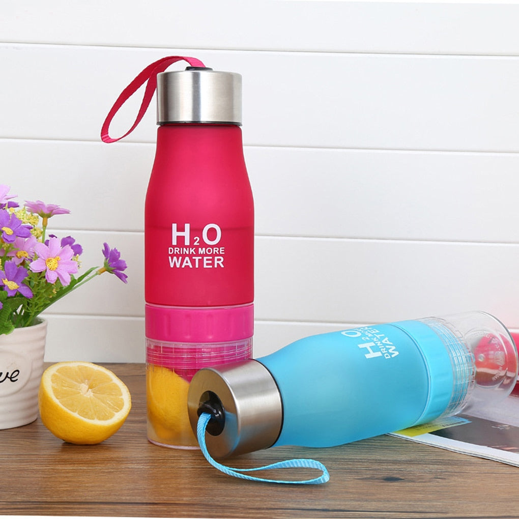 Fruit Infusion Portable Water Bottle Reusable - Perfect for On-the-Go Hydration