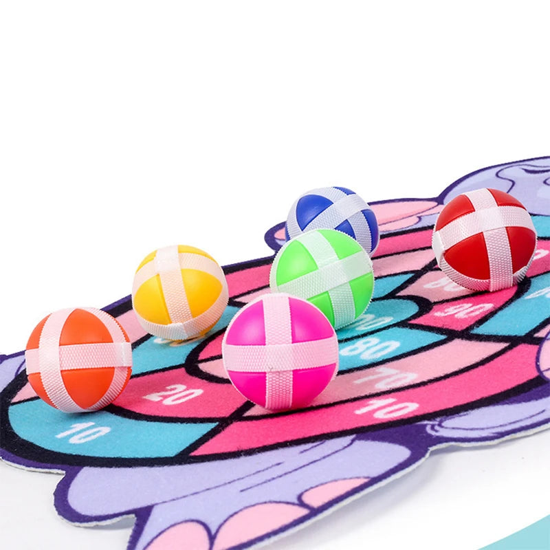 Sticky Ball Animal Dart Board for Kids | Interactive Indoor Game | Gift for Children