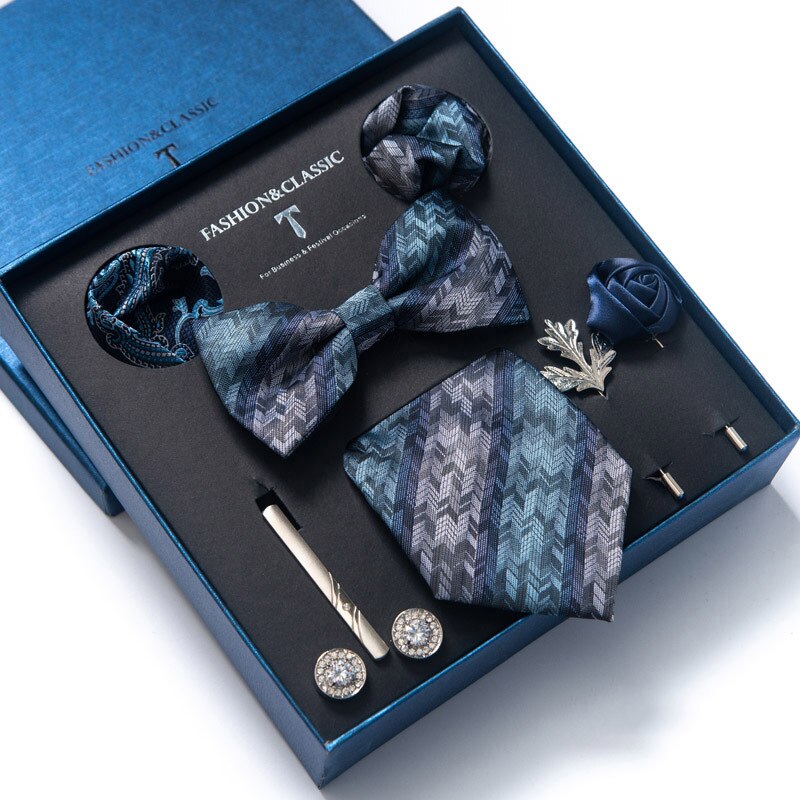 Men's formal dress 8-piece gift box set