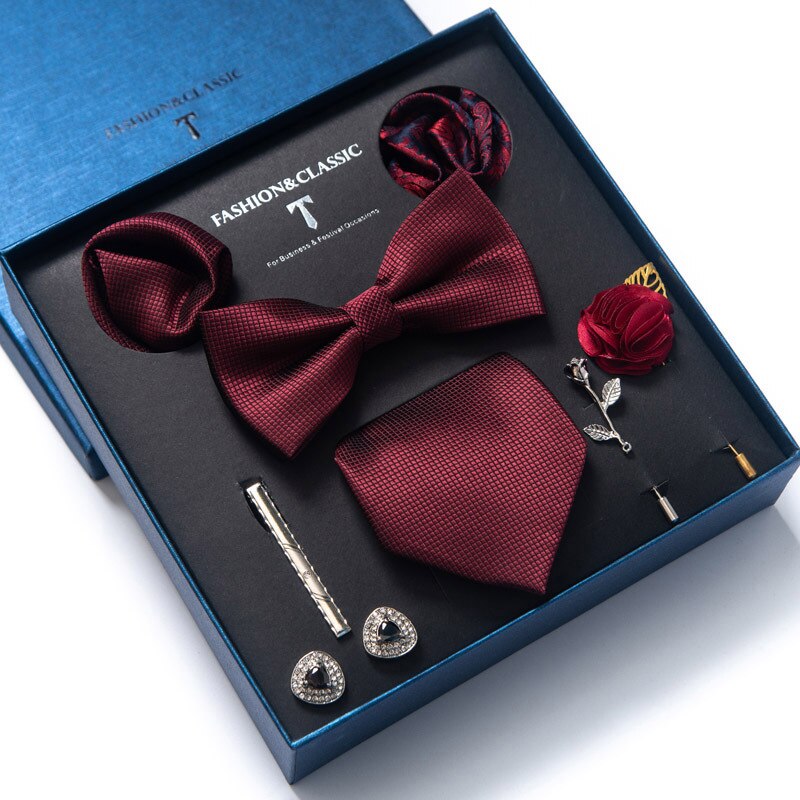 Men's formal dress 8-piece gift box set