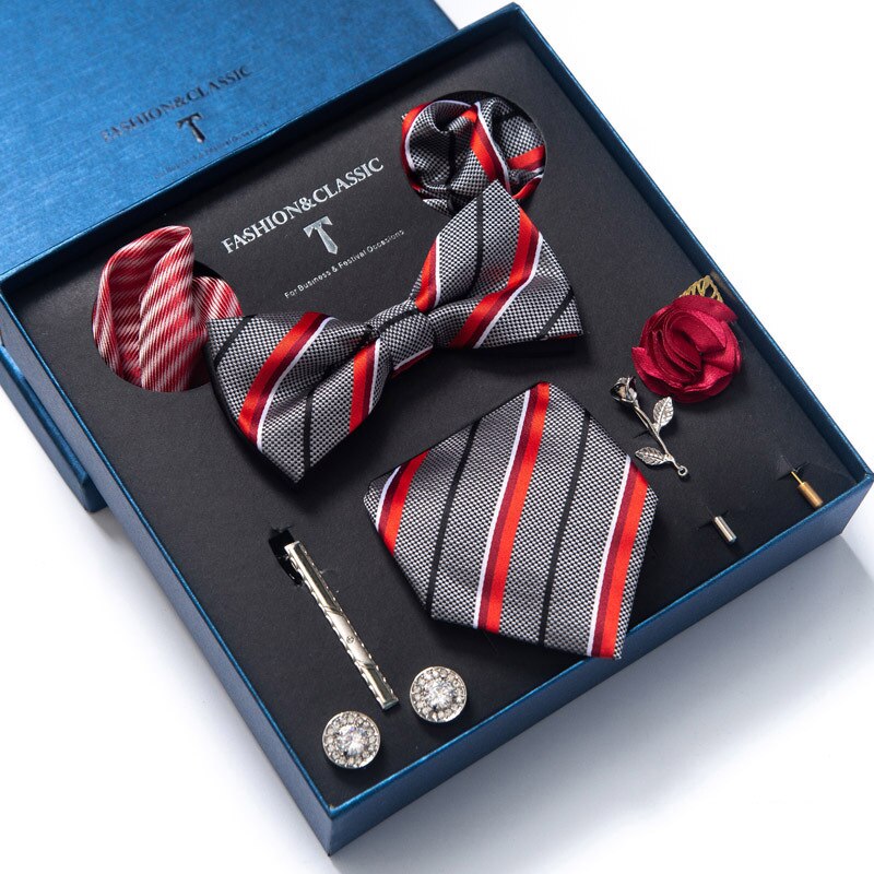 Men's formal dress 8-piece gift box set