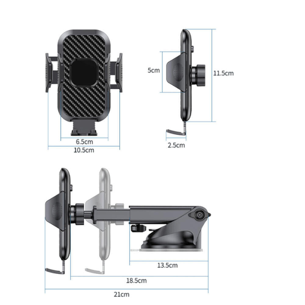 Car Phone Holder 360 Rotatable Suction Just a Gift Shop