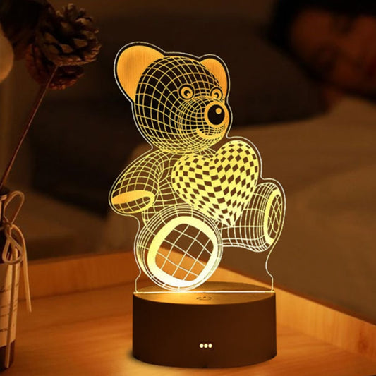 3D Acrylic Night Light Neon Sign Lamp Gift.