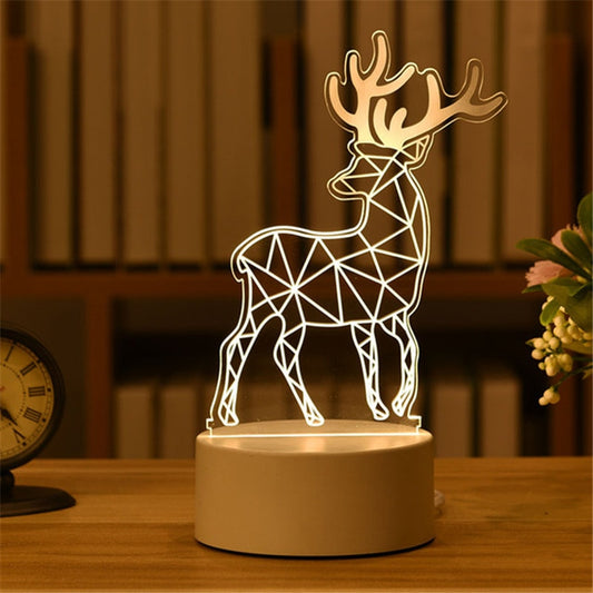 3D Acrylic Night Light Neon Sign Lamp Gift.