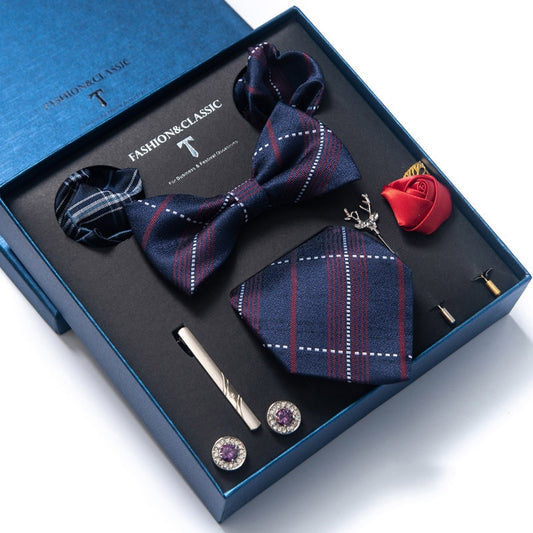 Men's formal dress 8-piece gift box set