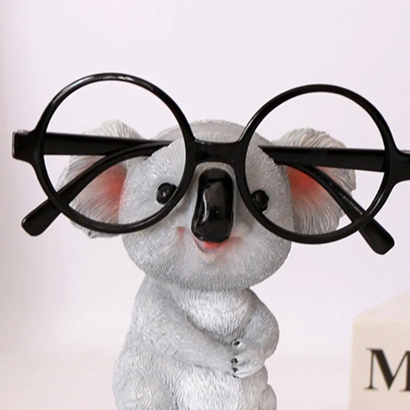 Cute Koala Figurine Glasses Holder - Resin Statue Gift Ideas | Online Gift Shop