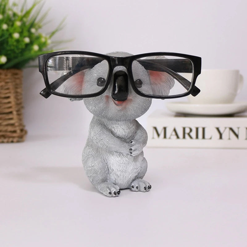 Cute Koala Figurine Glasses Holder - Resin Statue Gift Ideas | Online Gift Shop