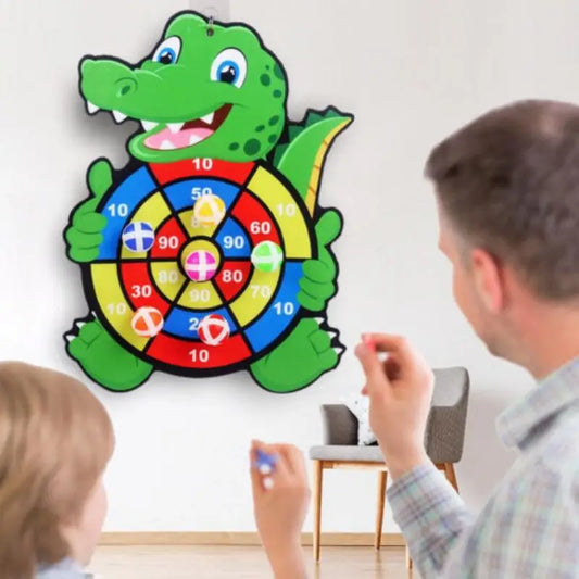 Sticky Ball Animal Dart Board for Kids | Interactive Indoor Game | Gift for Children