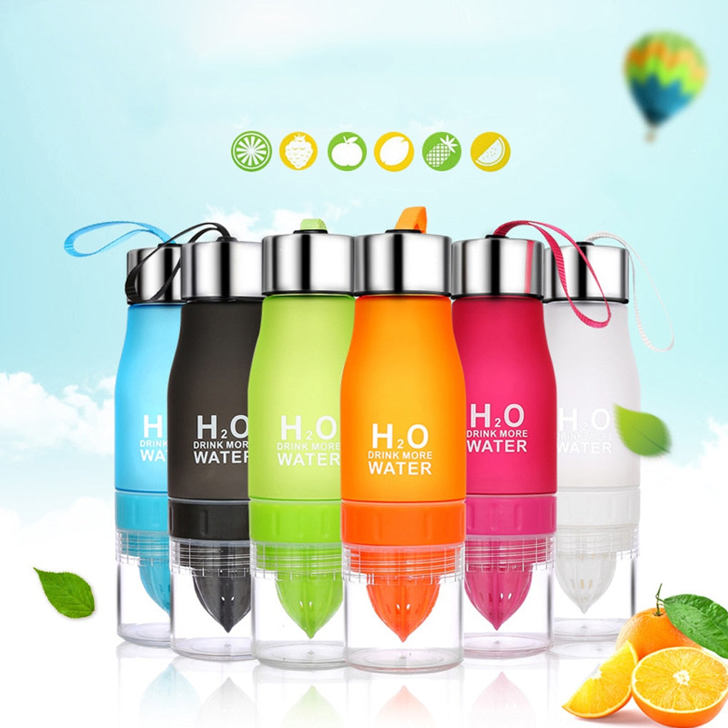 Fruit Infusion Portable Water Bottle Reusable - Perfect for On-the-Go Hydration